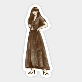 Blossom in Modern Filipiniana Sticker